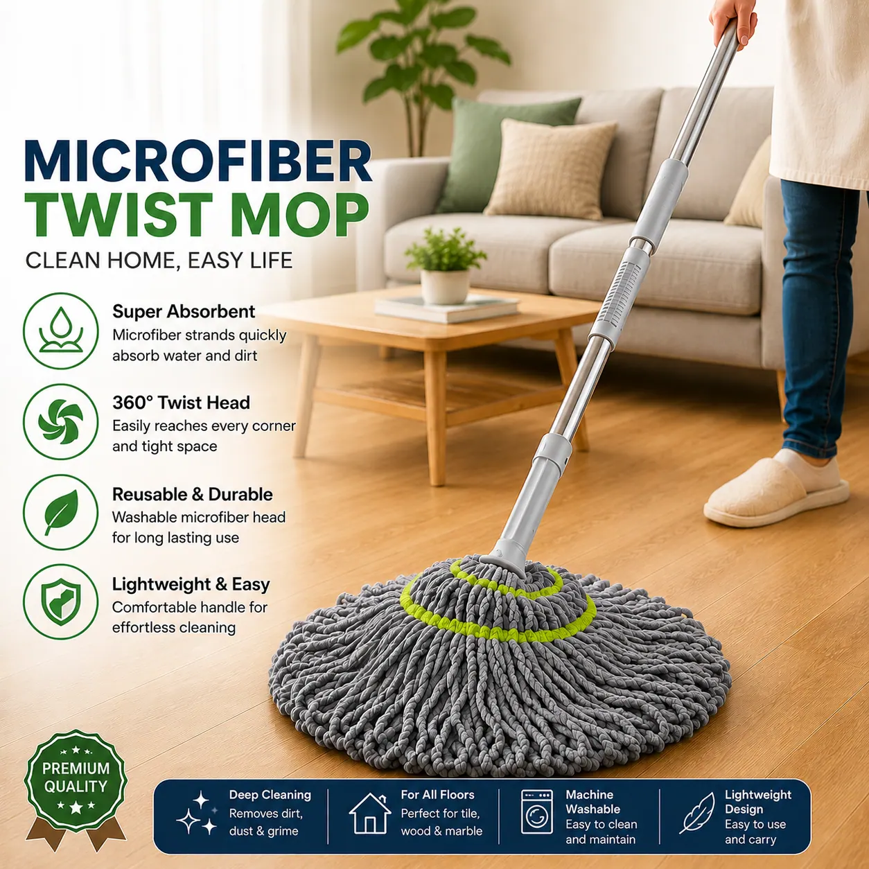 Microfiber Floor Mop