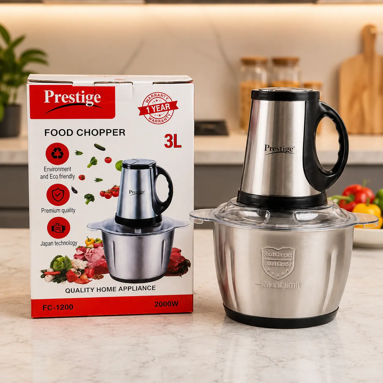 Prestige 3L Food Chopper